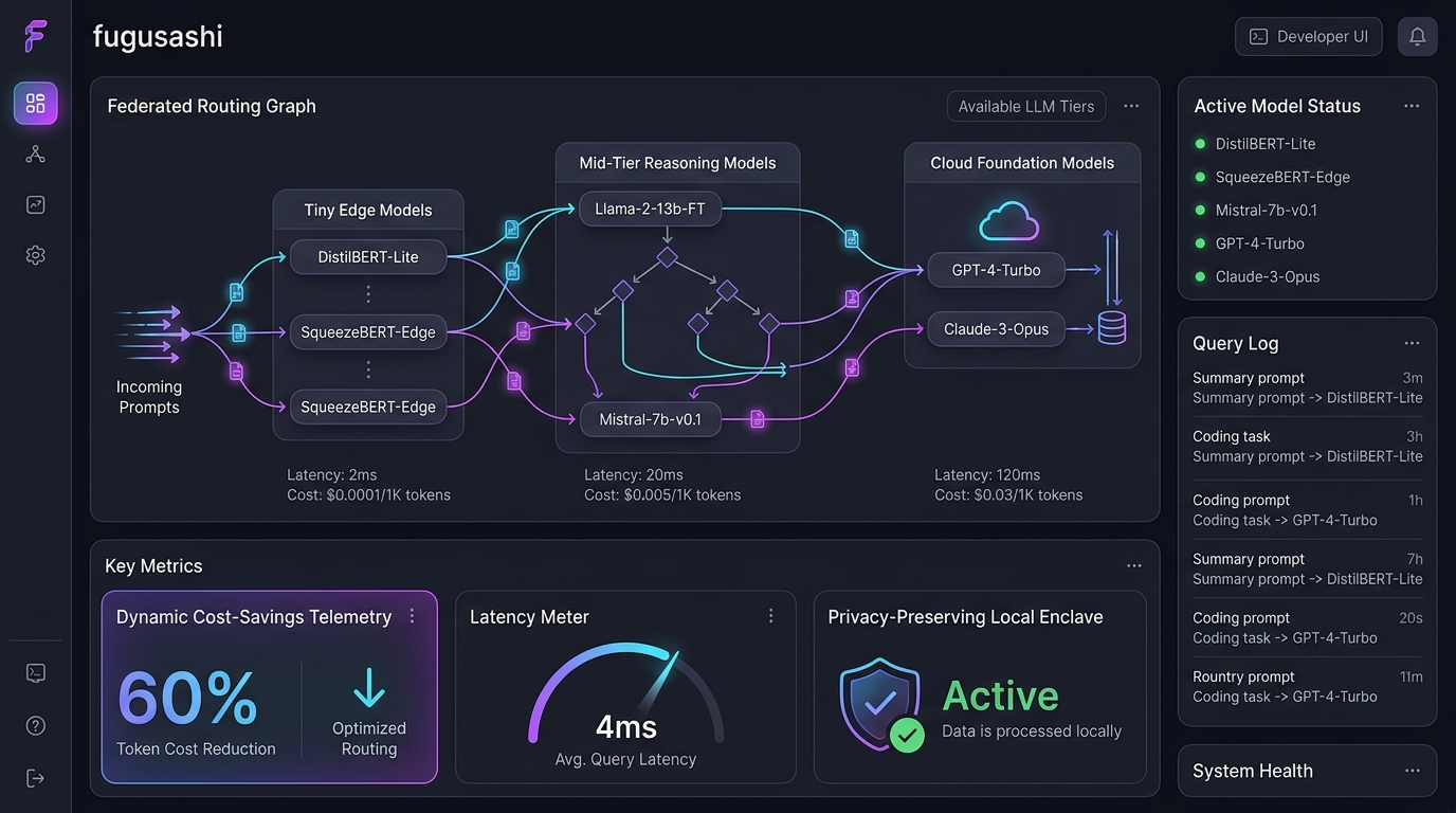 fugusashi: Federated LLM Routing Engine